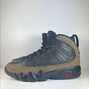 Air Jordan 9 Retro Olive Black Size 3.5Y Kids Sneakers Shoes